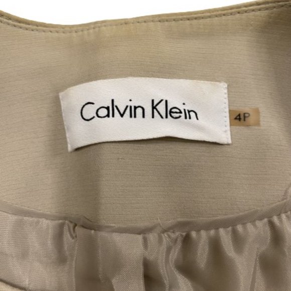 Calvin Klein Blazer Tan Size 4P SKU 000363-3 - Picture 5 of 8